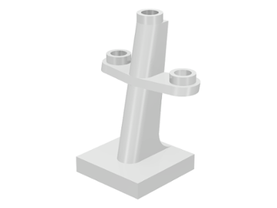 LEGO® los onderdeel Boot in kleur Wit 4289