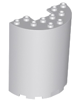 LEGO® los onderdeel Cilinder Licht Blauwachtig Grijs 87926