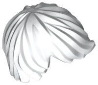 LEGO® los onderdeel Haar in kleur Wit 87991