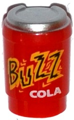 LEGO® los onderdeel Accessoire met Motief Rood 15496pb03