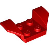 LEGO® los onderdeel Spatbord in kleur Rood 41854