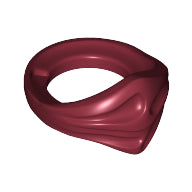 Plaatje in Gallery viewer laden, LEGO® los onderdeel Lijf Accessoire Donkerrood 15619