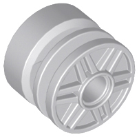 Plaatje in Gallery viewer laden, LEGO® los onderdeel Wiel Licht Blauwachtig Grijs 55981