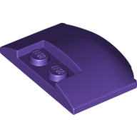 LEGO® los onderdeel Wig in kleur Donkerpaars 93604