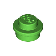 LEGO® los onderdeel Plaat Rond in kleur Fel Groen 4073