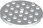 LEGO® los onderdeel Plaat Rond in kleur Wit 11213