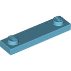 LEGO® los onderdeel Plaat Aangepast Medium Azuurblauw 92593