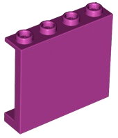 Plaatje in Gallery viewer laden, LEGO® los onderdeel Paneel in kleur Magenta 60581