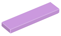 LEGO® los onderdeel Tegel Algemeen Medium Lavendel 2431