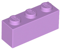 LEGO® los onderdeel Steen in kleur Medium Lavendel 3622