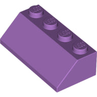 Plaatje in Gallery viewer laden, LEGO® los onderdeel Dakpan Algemeen Medium Lavendel 3037