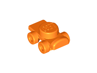 LEGO® los onderdeel Lijf Accessoire in kleur Oranje 11253