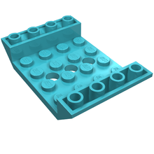 Plaatje in Gallery viewer laden, LEGO® los onderdeel Dakpan Omgekeerd Medium Azuurblauw 60219
