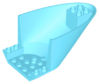 Plaatje in Gallery viewer laden, LEGO® los onderdeel Vliegtuig Medium Azuurblauw 87616