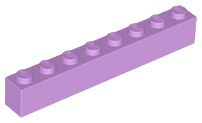 LEGO® los onderdeel Steen in kleur Medium Lavendel 3008