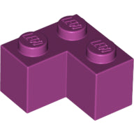 Plaatje in Gallery viewer laden, LEGO® los onderdeel Steen in kleur Magenta 2357
