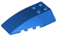 Plaatje in Gallery viewer laden, LEGO® los onderdeel Wig in kleur Blauw 43712