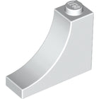 LEGO® los onderdeel Steen Boog in kleur Wit 18653