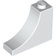 LEGO® los onderdeel Steen Boog in kleur Wit 18653