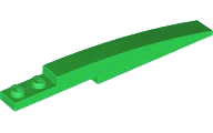 LEGO® los onderdeel Dakpan Gebogen in kleur Groen 85970