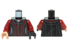 Plaatje in Gallery viewer laden, LEGO® los onderdeel Lijf met Motief Zwart 973pb1969c01