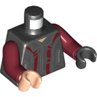 LEGO® los onderdeel Lijf met Motief Zwart 973pb1969c01