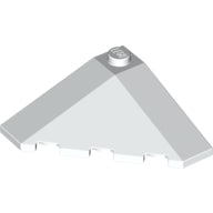 LEGO® los onderdeel Wig in kleur Wit 43708