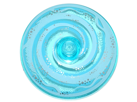 LEGO® Schaal met Motief Doorzichtig Lichtblauw 3960pb033