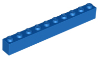 LEGO® los onderdeel Steen in kleur Blauw 6111
