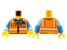 Plaatje in Gallery viewer laden, LEGO® los onderdeel Lijf met Motief Oranje 973pb2017c01