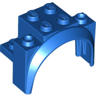 Plaatje in Gallery viewer laden, LEGO® los onderdeel Spatbord in kleur Blauw 18974