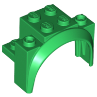 Plaatje in Gallery viewer laden, LEGO® los onderdeel Spatbord in kleur Groen 18974