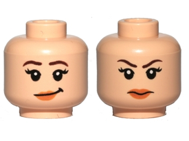 LEGO® los onderdeel Hoofd in kleur Lichte Noga 3626pb1356