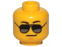 Plaatje in Gallery viewer laden, LEGO® los onderdeel Hoofd in kleur Geel 3626cpb1290