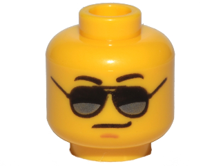 LEGO® los onderdeel Hoofd in kleur Geel 3626cpb1290