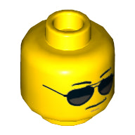 LEGO® los onderdeel Hoofd in kleur Geel 3626cpb1290