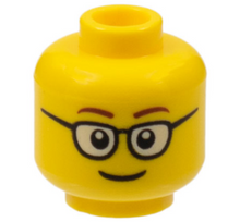 Plaatje in Gallery viewer laden, LEGO® los onderdeel Hoofd in kleur Geel 3626cpb1507