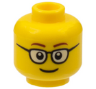 LEGO® los onderdeel Hoofd in kleur Geel 3626cpb1507