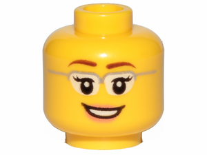 LEGO® los onderdeel Hoofd in kleur Geel 3626cpb1210