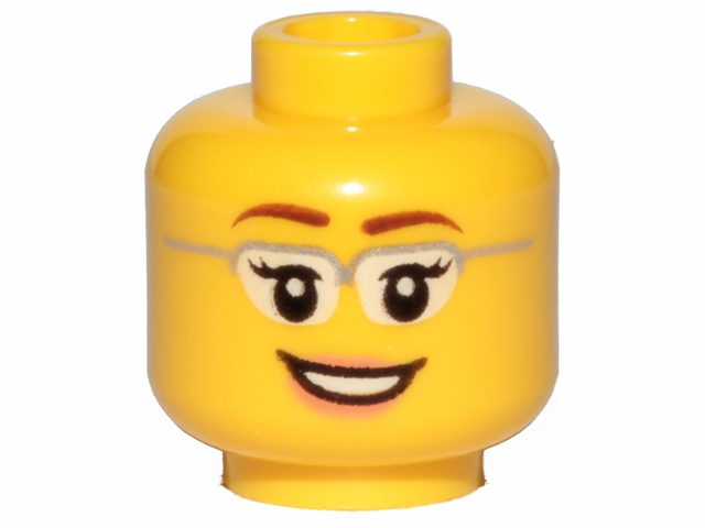 LEGO® los onderdeel Hoofd in kleur Geel 3626cpb1210