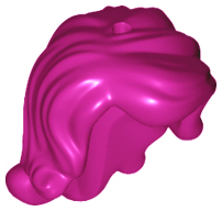 LEGO® los onderdeel Haar in kleur Magenta 15677
