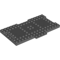 Plaatje in Gallery viewer laden, LEGO® Steen Aangepast Donker Blauwachtig Grijs 18922