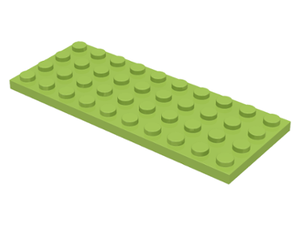 LEGO® los onderdeel Plaat Algemeen in kleur Limoen 3030