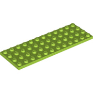 Plaatje in Gallery viewer laden, LEGO® los onderdeel Plaat Algemeen in kleur Limoen 3029
