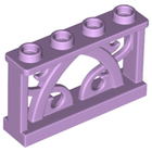 LEGO® los onderdeel Hek in kleur Lavendel 19121