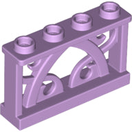 Plaatje in Gallery viewer laden, LEGO® los onderdeel Hek in kleur Lavendel 19121