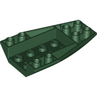 LEGO® los onderdeel Wig in kleur Donkergroen 43713