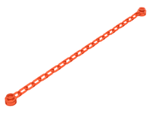 Plaatje in Gallery viewer laden, LEGO® los onderdeel Ketting Doorzichtig Neon Oranje 30104