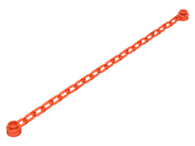 LEGO® los onderdeel Ketting Doorzichtig Neon Oranje 30104
