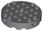 LEGO® onderdeel Steen Rond Donker Blauwachtig Grijs 18897